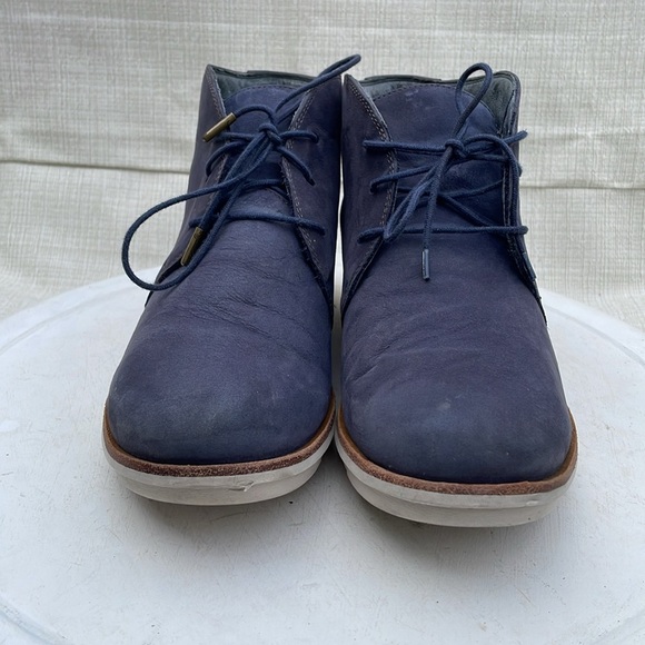 Dansko Joy Blue Lace Up Nubuck Leather Comfort Booties Sz EUR 40/US 9.5-10 - Picture 3 of 11